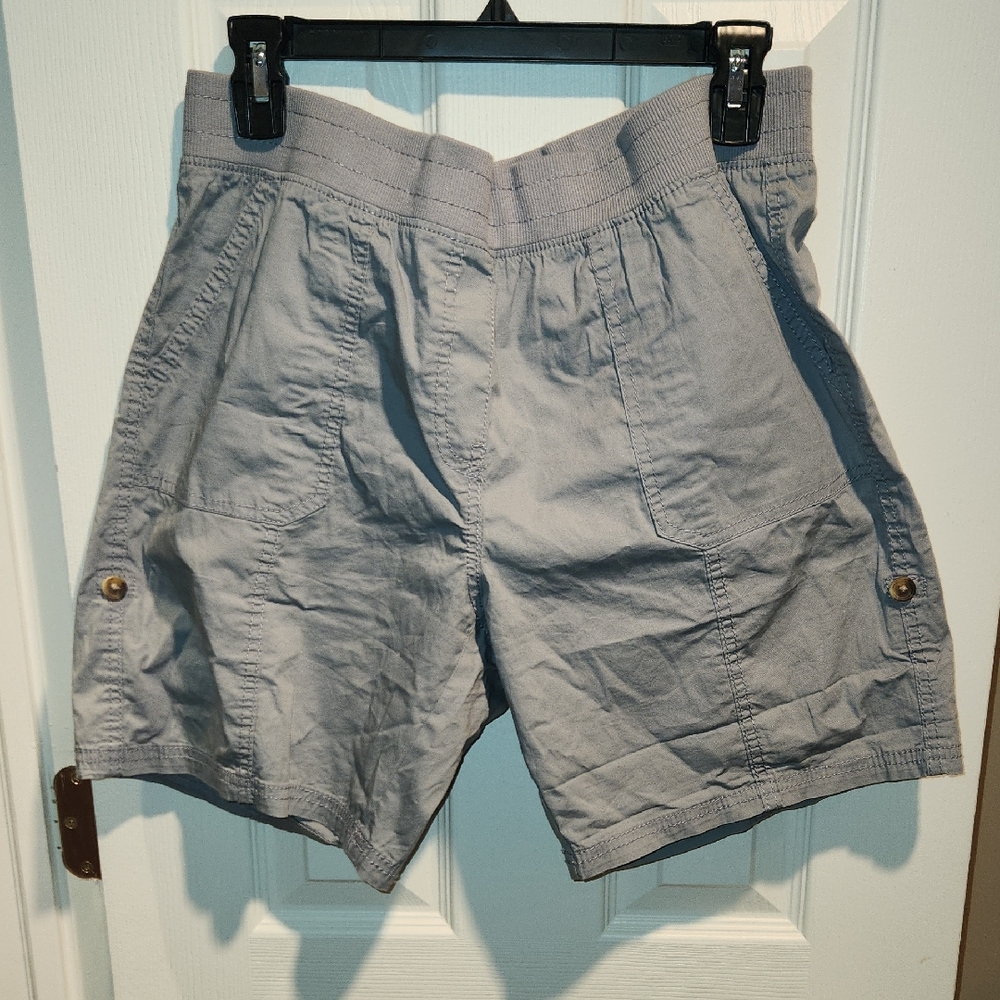 Women's Gray Cargo Shorts